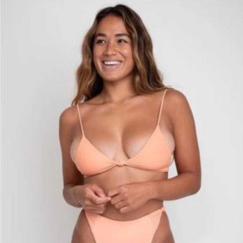 Skatie Swim Sarah Top - Peach - Small